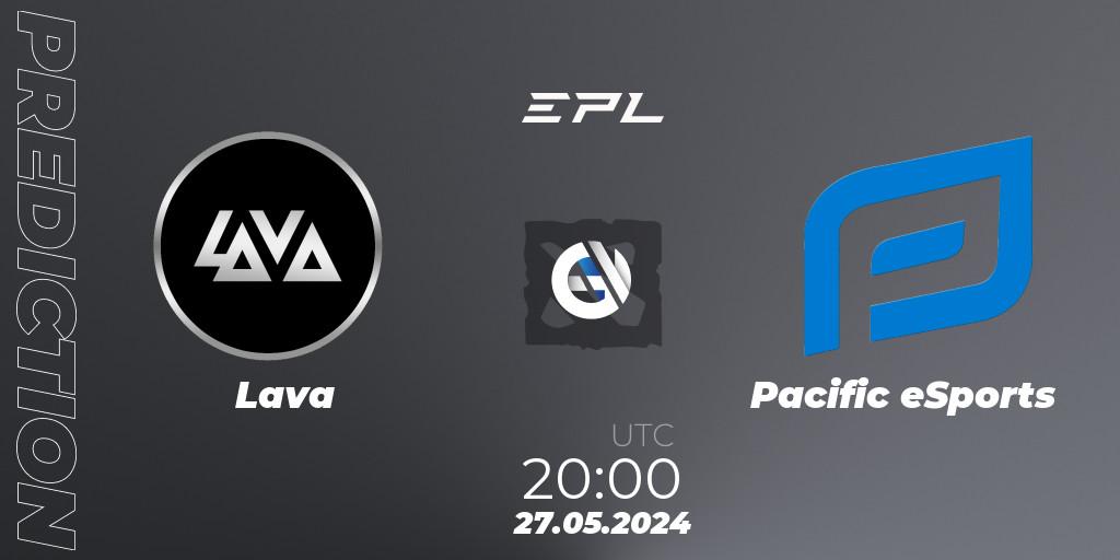 Lava - Pacific eSports: ennuste. 27.05.2024 at 20:00, Dota 2, EPL World Series: America Season 11