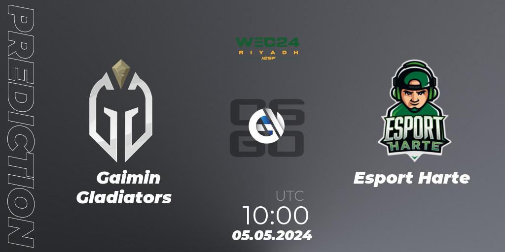 Gaimin Gladiators - Esport Harte: ennuste. 05.05.2024 at 10:00, Counter-Strike (CS2), IESF World Esports Championship 2024: Danish Qualifier
