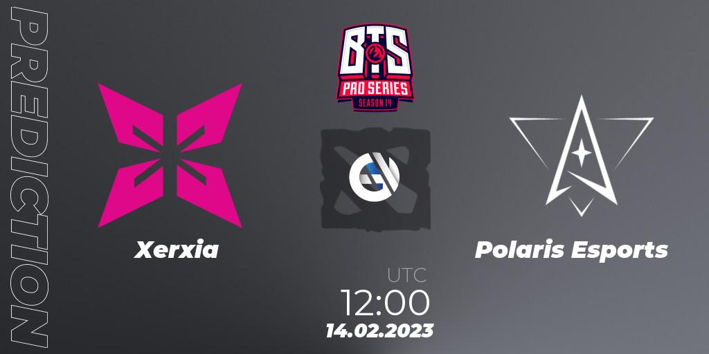 Xerxia - Polaris Esports: ennuste. 14.02.23, Dota 2, BTS Pro Series Season 14: Southeast Asia
