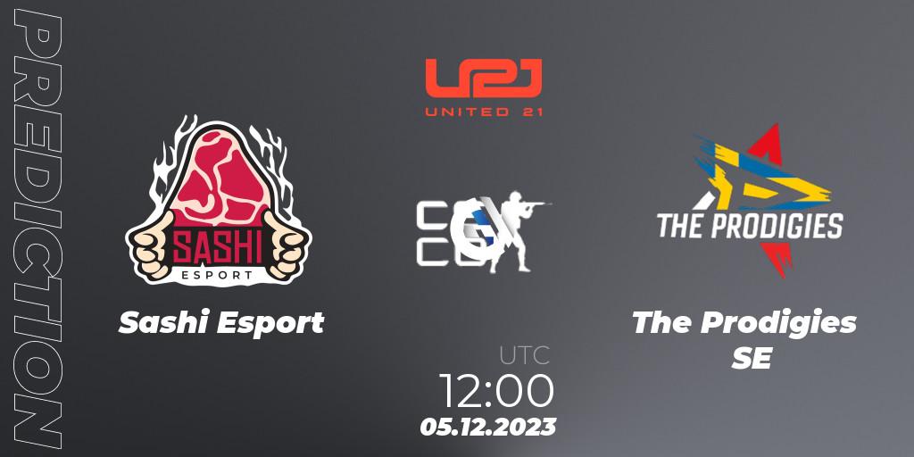Sashi Esport - The Prodigies SE: ennuste. 05.12.2023 at 12:00, Counter-Strike (CS2), United21 Season 9