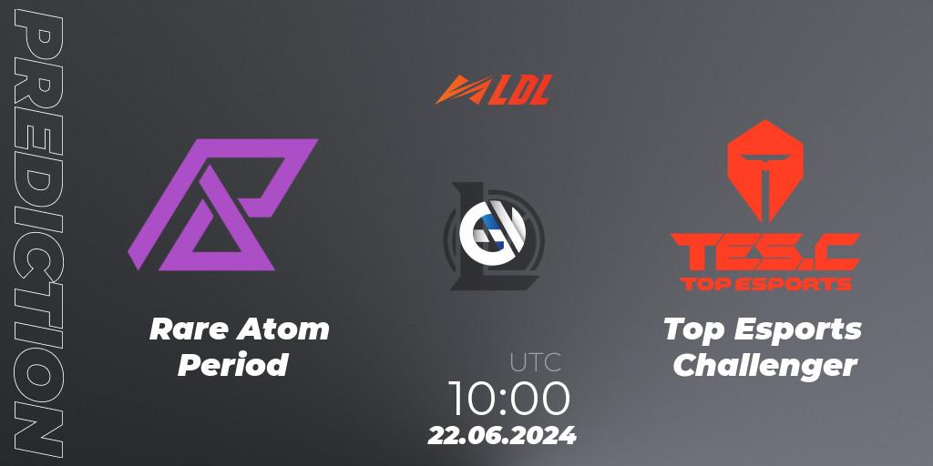 Rare Atom Period - Top Esports Challenger: ennuste. 22.06.2024 at 08:30, LoL, LDL 2024 - Stage 3