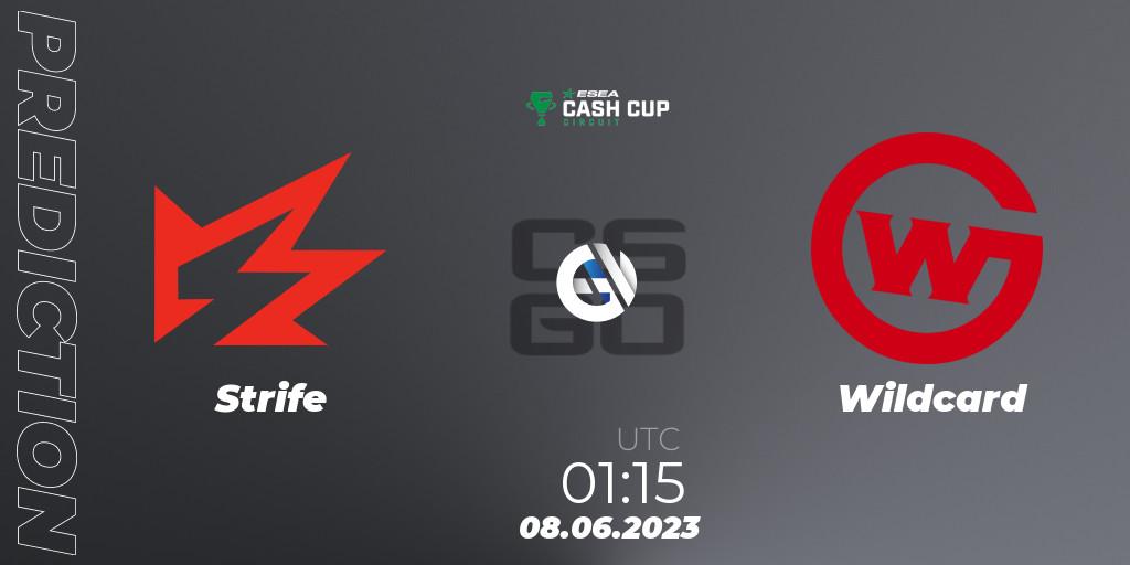Strife - Wildcard: ennuste. 08.06.23, CS2 (CS:GO), ESEA Cash Cup Circuit Season 1 Finals