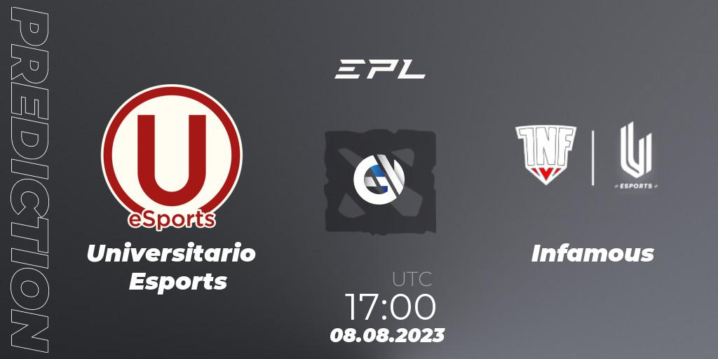 Universitario Esports - Infamous: ennuste. 08.08.2023 at 17:11, Dota 2, EPL World Series: America Season 6