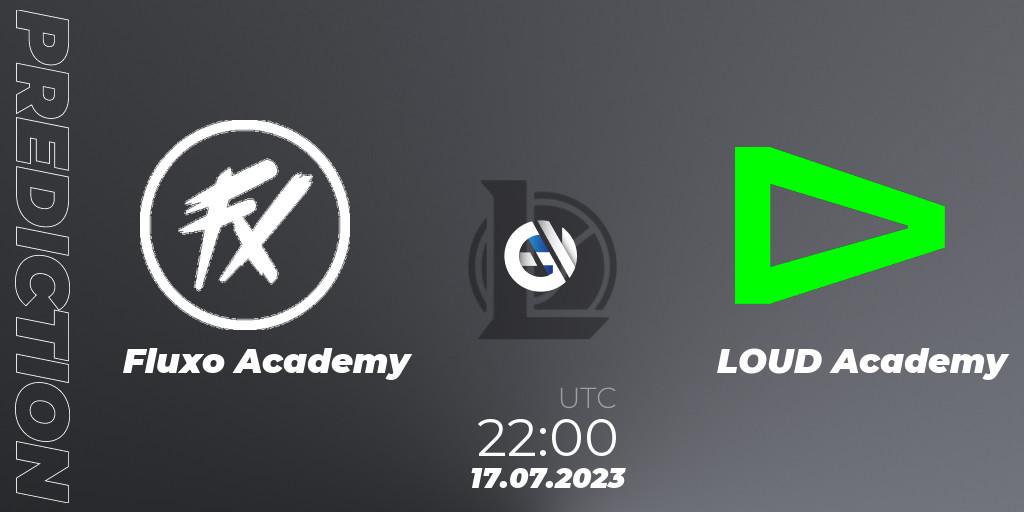 Fluxo Academy - LOUD Academy: ennuste. 17.07.23, LoL, CBLOL Academy Split 2 2023 - Group Stage