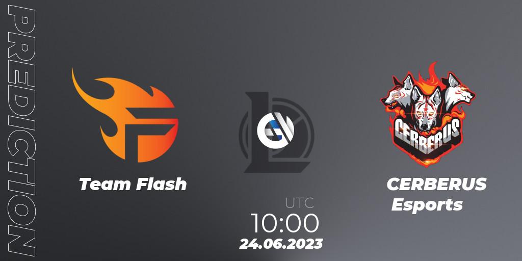 Team Flash - CERBERUS Esports: ennuste. 24.06.2023 at 11:00, LoL, VCS Dusk 2023