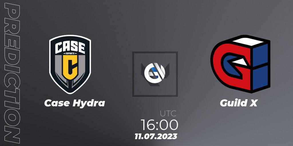 Case Hydra - Guild X: ennuste. 11.07.2023 at 16:10, VALORANT, VCT 2023: Game Changers EMEA Series 2 - Group Stage