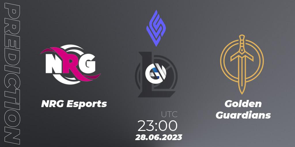 NRG Esports - Golden Guardians: ennuste. 28.06.2023 at 23:00, LoL, LCS Summer 2023 - Group Stage