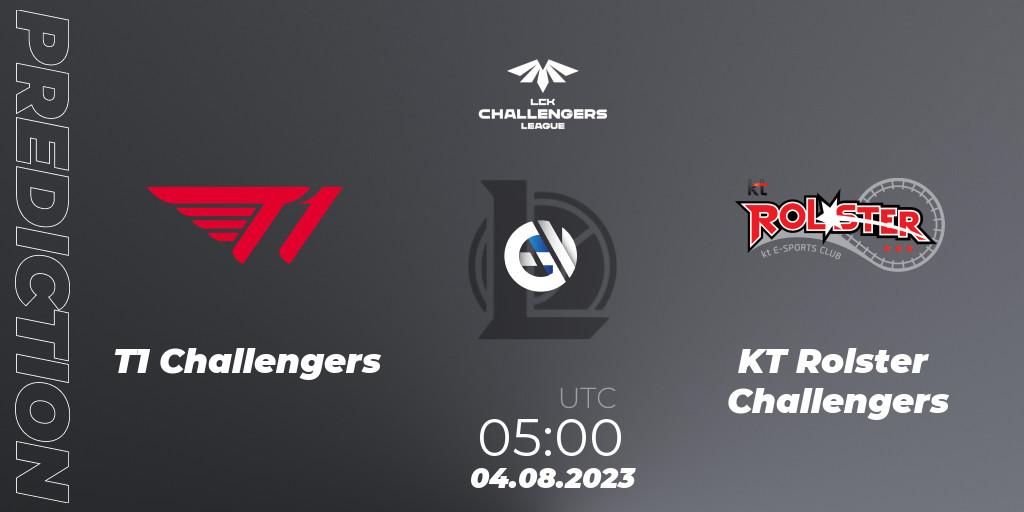 T1 Challengers - KT Rolster Challengers: ennuste. 04.08.23, LoL, LCK Challengers League 2023 Summer - Group Stage