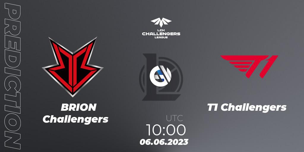BRION Challengers - T1 Challengers: ennuste. 06.06.23, LoL, LCK Challengers League 2023 Summer - Group Stage