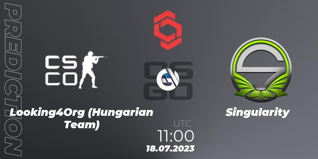 Looking4Org (Hungarian Team) - Singularity: ennuste. 18.07.2023 at 11:00, Counter-Strike (CS2), CCT Central Europe Series #7: Closed Qualifier