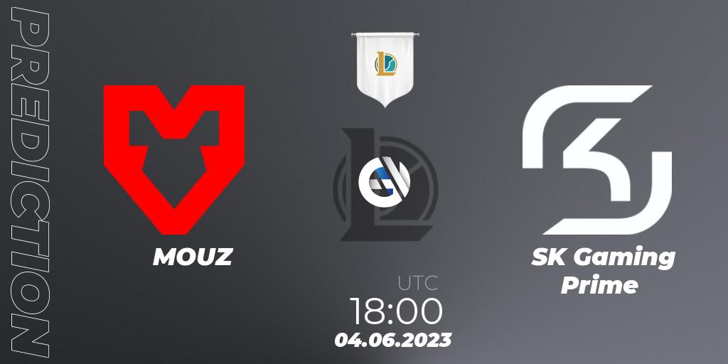 MOUZ - SK Gaming Prime: ennuste. 04.06.23, LoL, Prime League Summer 2023 - Group Stage