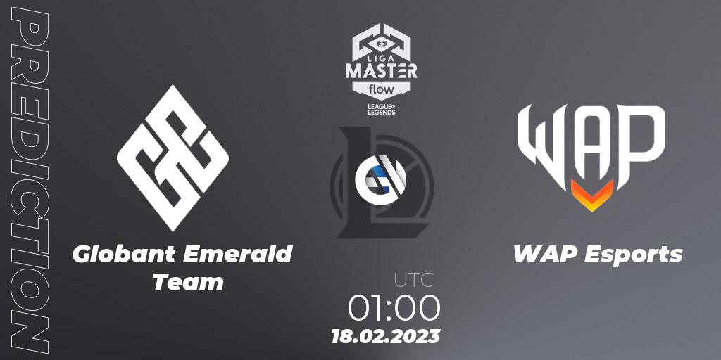 Globant Emerald Team - WAP Esports: ennuste. 18.02.2023 at 01:15, LoL, Liga Master Opening 2023 - Group Stage