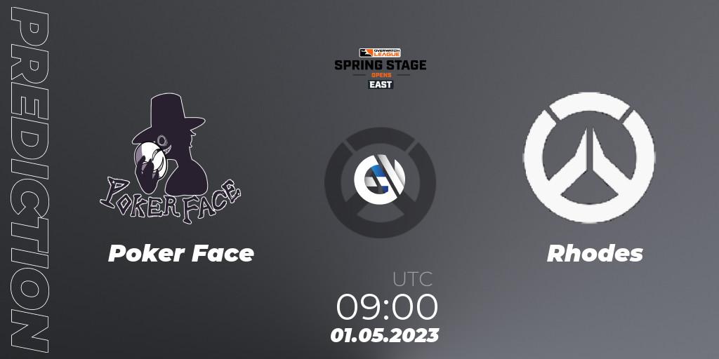 Poker Face - Rhodes: ennuste. 01.05.2023 at 09:00, Overwatch, Overwatch League 2023 - Spring Stage Opens