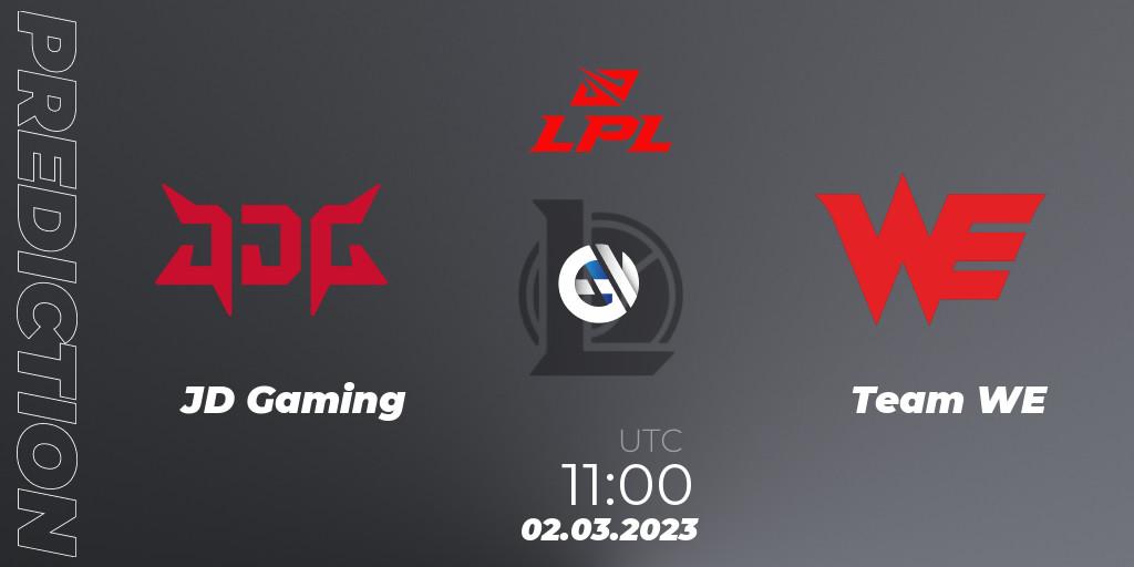 JD Gaming - Team WE: ennuste. 02.03.2023 at 12:00, LoL, LPL Spring 2023 - Group Stage
