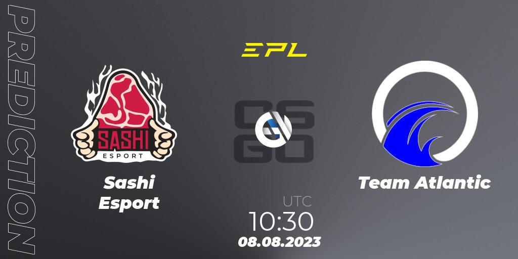  Sashi Esport - Team Atlantic: ennuste. 08.08.2023 at 14:00, Counter-Strike (CS2), European Pro League Season 10: Division 2