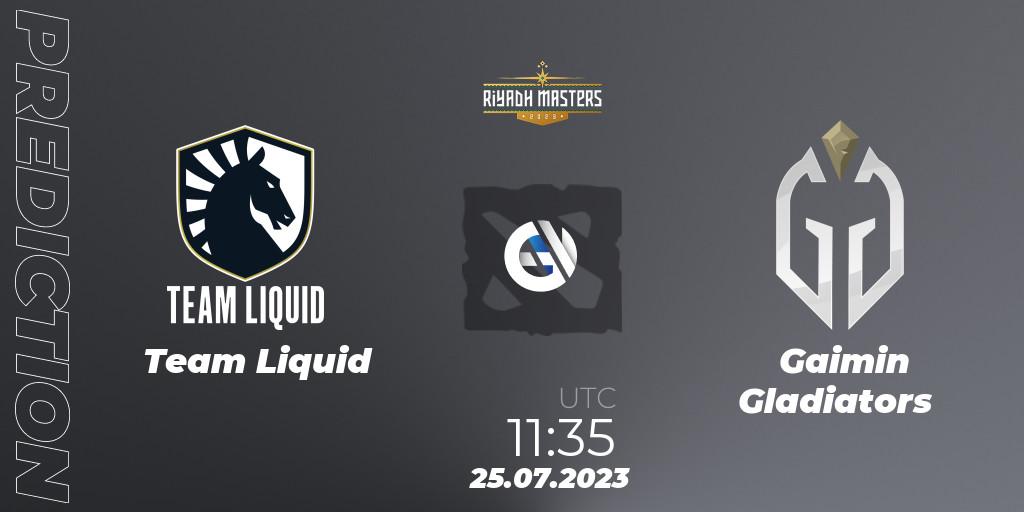 Team Liquid - Gaimin Gladiators: ennuste. 25.07.23, Dota 2, Riyadh Masters 2023