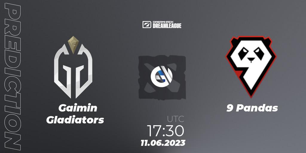 Gaimin Gladiators - 9 Pandas: ennuste. 11.06.23, Dota 2, DreamLeague Season 20 - Group Stage 1