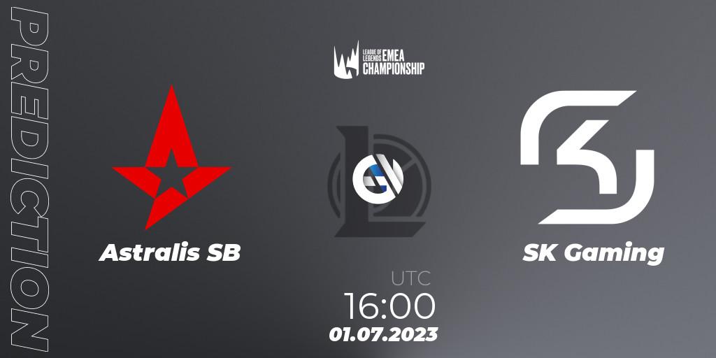 Astralis SB - SK Gaming: ennuste. 01.07.23, LoL, LEC Summer 2023 - Regular Season