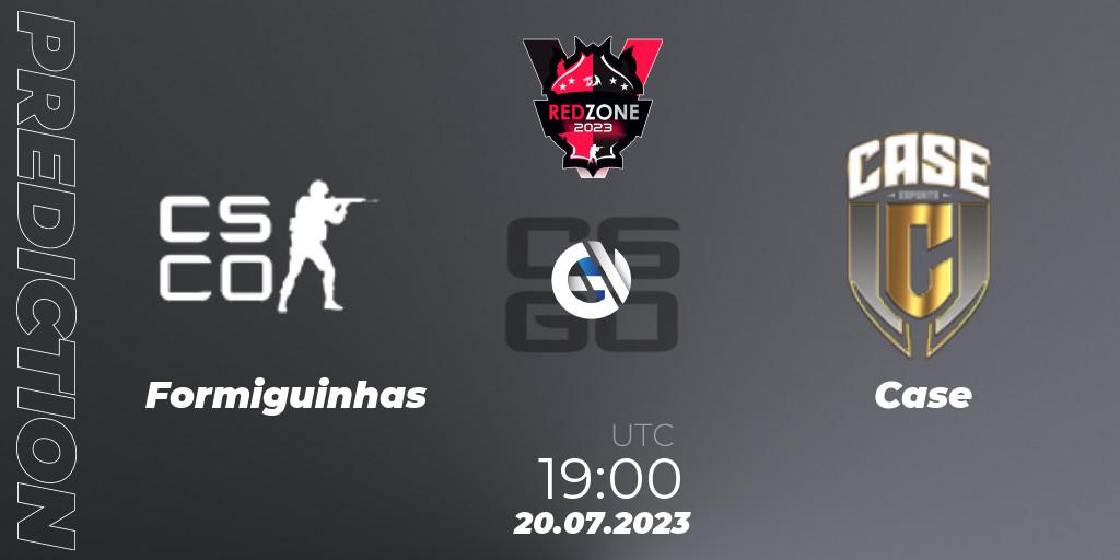 Formiguinhas - Case: ennuste. 20.07.2023 at 19:00, Counter-Strike (CS2), RedZone PRO League Season 5