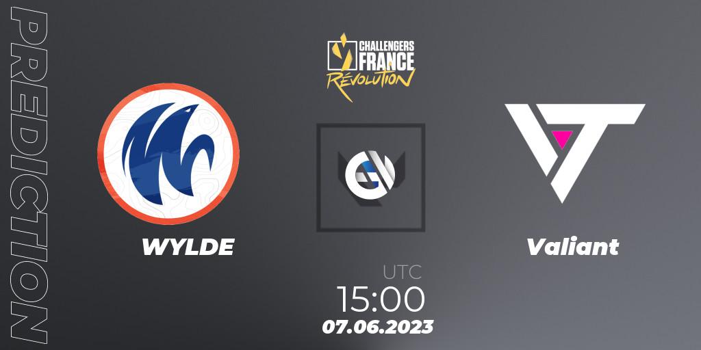 WYLDE - Valiant: ennuste. 07.06.23, VALORANT, VALORANT Challengers 2023 France: Revolution Split 2 - Playoffs