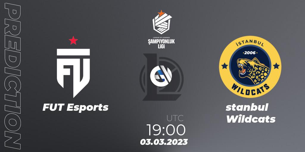 FUT Esports - İstanbul Wildcats: ennuste. 03.03.2023 at 19:00, LoL, TCL Winter 2023 - Group Stage