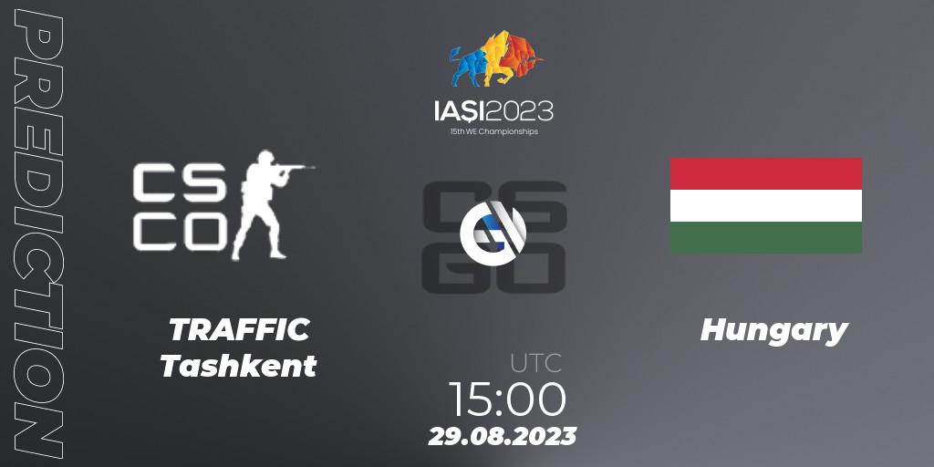 TRAFFIC Tashkent - Hungary: ennuste. 29.08.2023 at 18:20, Counter-Strike (CS2), IESF World Esports Championship 2023