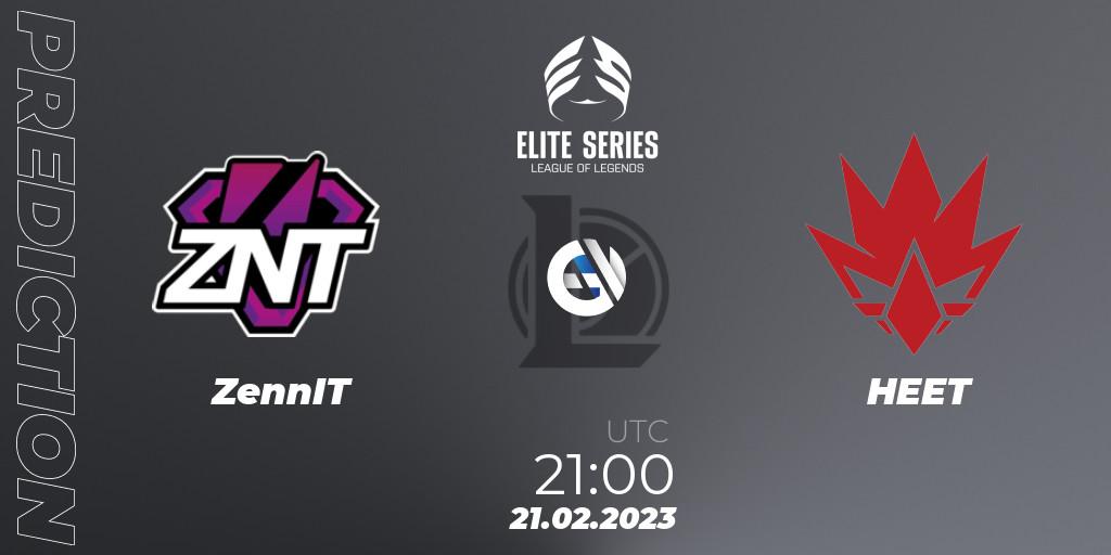 ZennIT - HEET: ennuste. 21.02.2023 at 21:00, LoL, Elite Series Spring 2023 - Group Stage