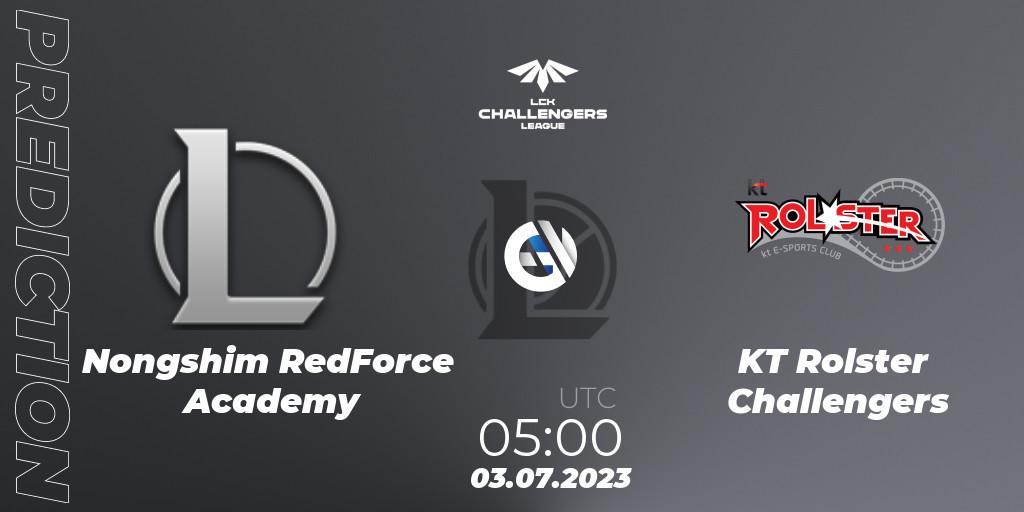 Nongshim RedForce Academy - KT Rolster Challengers: ennuste. 03.07.23, LoL, LCK Challengers League 2023 Summer - Group Stage