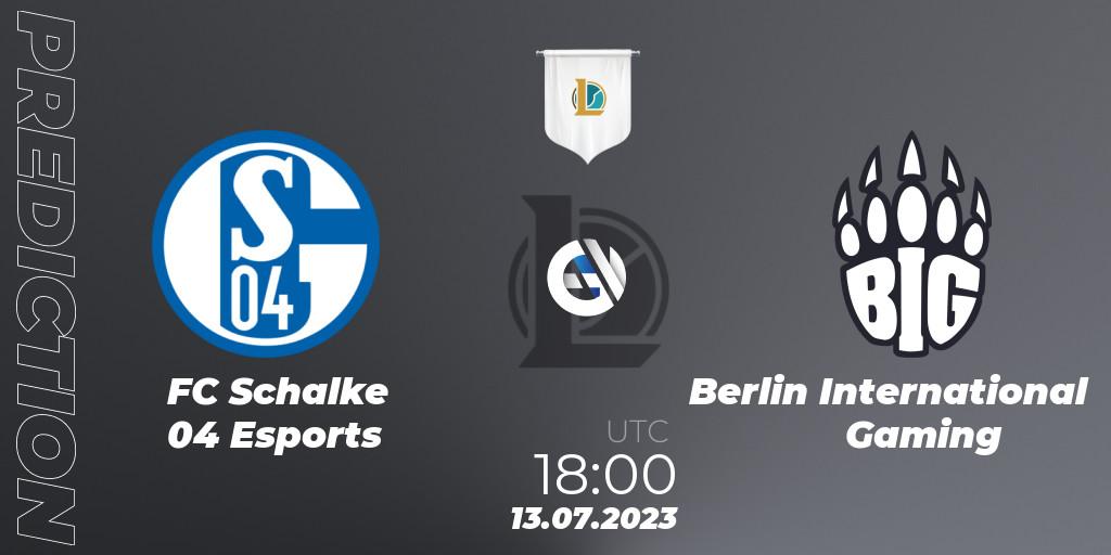 FC Schalke 04 Esports - Berlin International Gaming: ennuste. 13.07.23, LoL, Prime League Summer 2023 - Group Stage