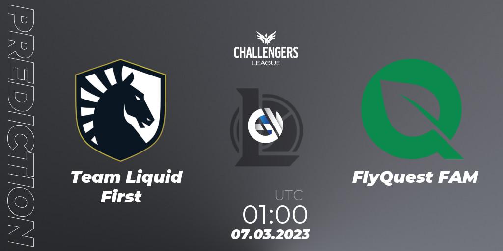 Team Liquid First - FlyQuest FAM: ennuste. 07.03.23, LoL, NACL 2023 Spring - Group Stage