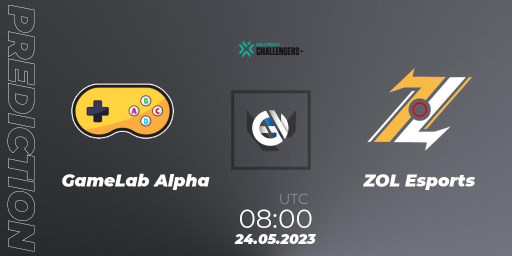 GameLab Alpha - ZOL Esports: ennuste. 24.05.23, VALORANT, VCL Philippines: Split 2 2023 Playoffs