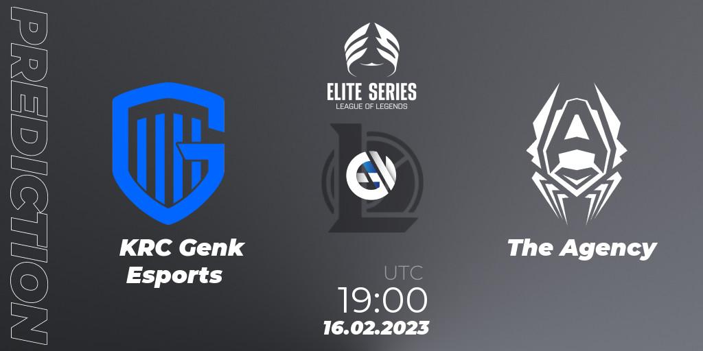 KRC Genk Esports - The Agency: ennuste. 16.02.23, LoL, Elite Series Spring 2023 - Group Stage