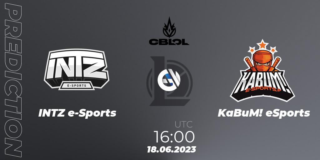 INTZ e-Sports - KaBuM! eSports: ennuste. 18.06.23, LoL, CBLOL Split 2 2023 Regular Season