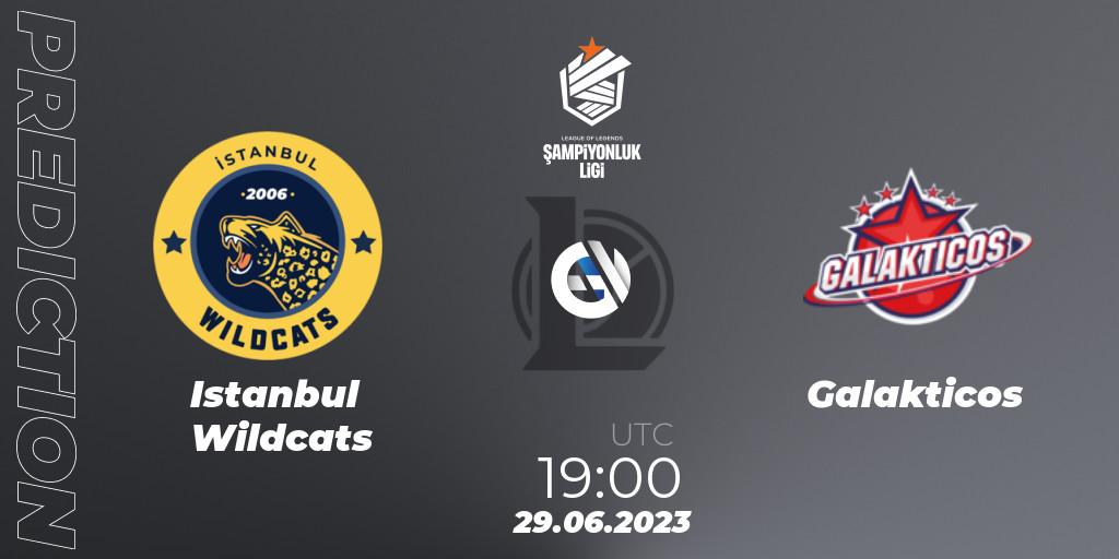 Istanbul Wildcats - Galakticos: ennuste. 29.06.2023 at 19:00, LoL, TCL Summer 2023 - Group Stage
