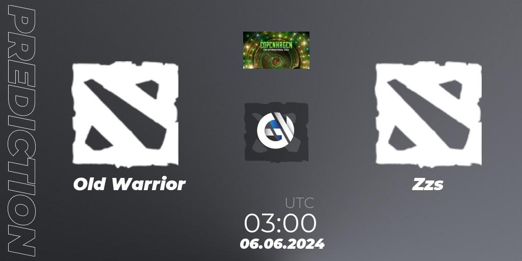 Old Warrior - Zzs: ennuste. 06.06.2024 at 03:00, Dota 2, The International 2024: China Open Qualifier #1