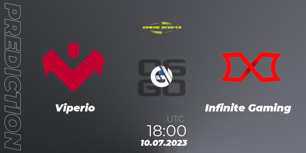 Viperio - Infinite Gaming: ennuste. 10.07.23, CS2 (CS:GO), Gaming Devoted Become The Best: Series #2