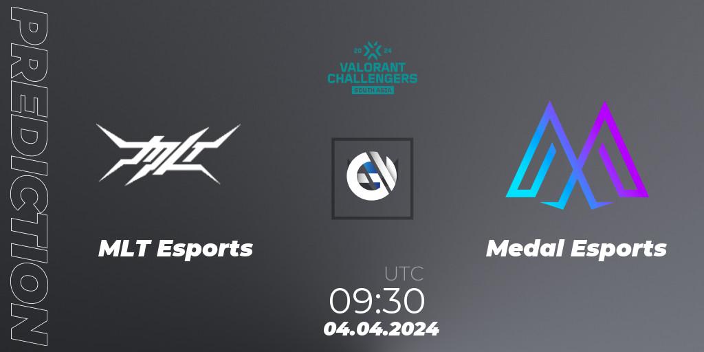 MLT Esports - Medal Esports: ennuste. 04.04.2024 at 09:30, VALORANT, VALORANT Challengers 2024 South Asia: Split 1 - Cup 2