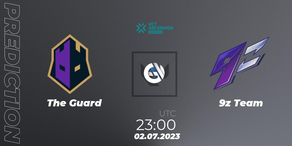 The Guard - 9z Team: ennuste. 02.07.2023 at 23:00, VALORANT, VALORANT Challengers Ascension 2023: Americas