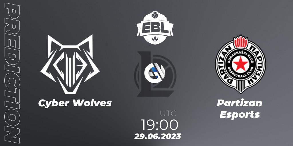 Cyber Wolves - Partizan Esports: ennuste. 15.06.23, LoL, Esports Balkan League Season 13