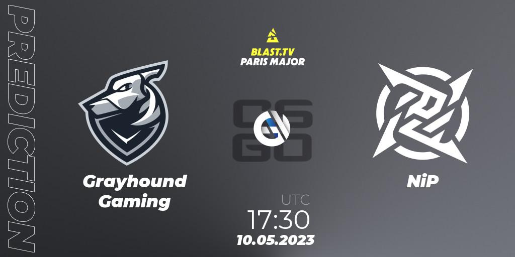 Grayhound Gaming - NiP: ennuste. 10.05.23, CS2 (CS:GO), BLAST Paris Major 2023 Challengers Stage