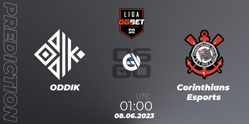ODDIK - Corinthians Esports: ennuste. 08.06.2023 at 01:00, Counter-Strike (CS2), Dust2 Brasil Liga Season 1