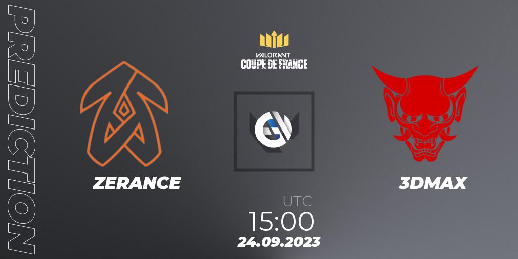 ZERANCE - 3DMAX: ennuste. 24.09.23, VALORANT, VCL France: Revolution - Coupe De France 2023