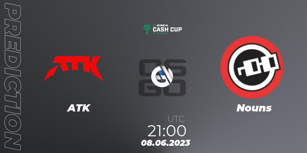 ATK - Nouns: ennuste. 08.06.23, CS2 (CS:GO), ESEA Cash Cup Circuit Season 1 Finals