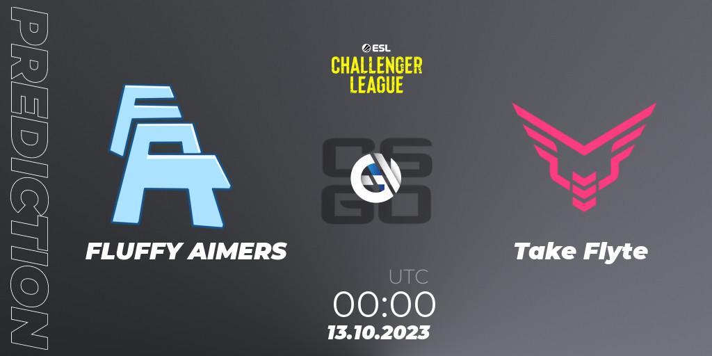 FLUFFY AIMERS - Take Flyte: ennuste. 13.10.2023 at 00:00, Counter-Strike (CS2), ESL Challenger League Season 46: North America