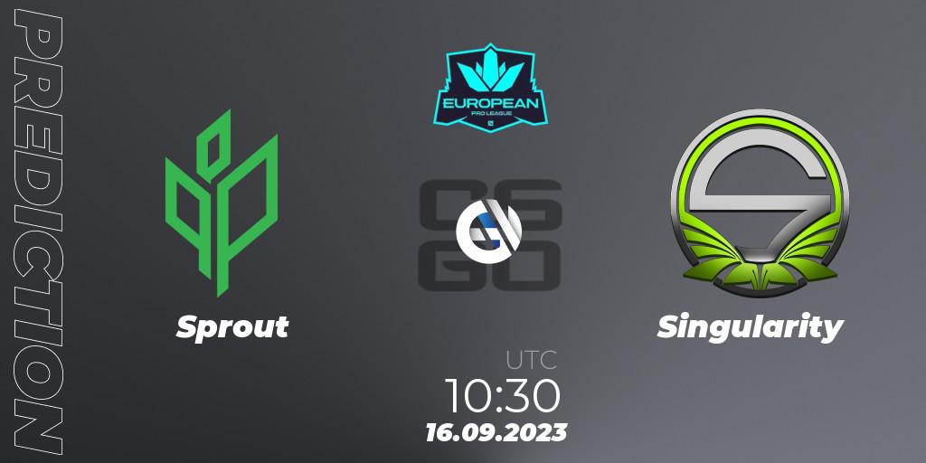 Sprout - Singularity: ennuste. 16.09.2023 at 10:30, Counter-Strike (CS2), European Pro League Season 10