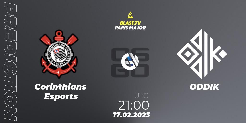 Corinthians Esports - ODDIK: ennuste. 17.02.2023 at 21:00, Counter-Strike (CS2), BLAST.tv Paris Major 2023 South America RMR Closed Qualifier