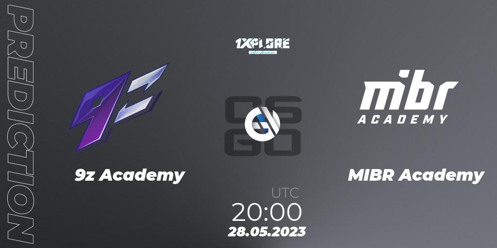9z Academy - MIBR Academy: ennuste. 27.05.2023 at 23:00, Counter-Strike (CS2), 1XPLORE Latin America Cup 1