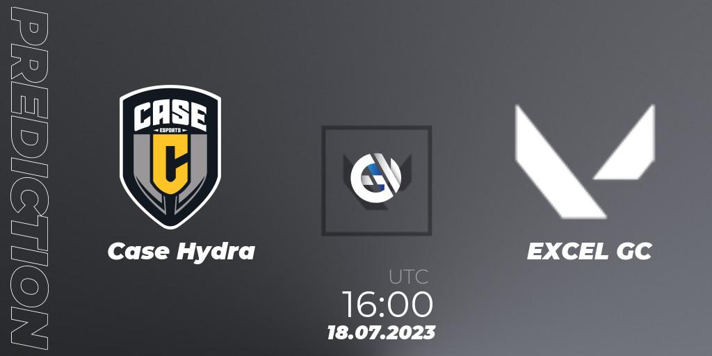 Case Hydra - EXCEL GC: ennuste. 18.07.2023 at 16:10, VALORANT, VCT 2023: Game Changers EMEA Series 2 - Group Stage