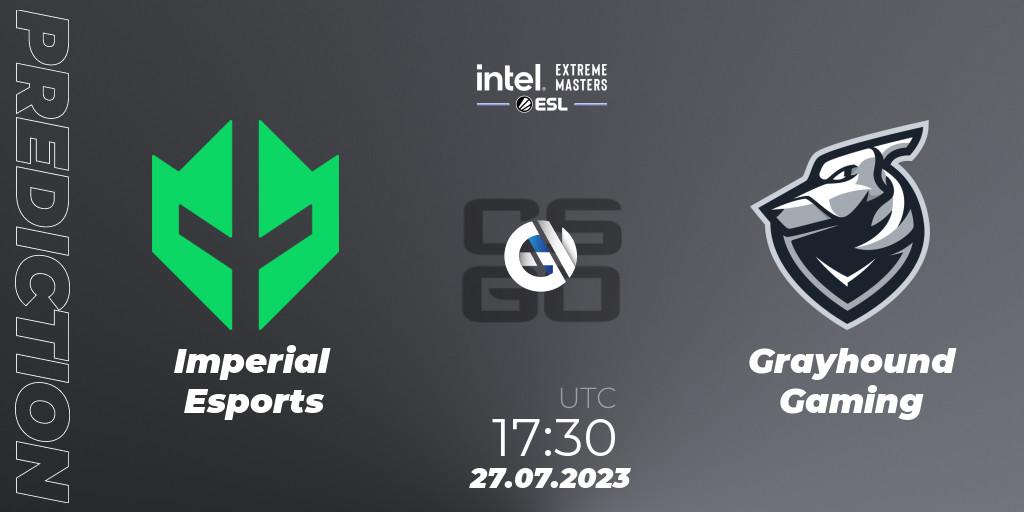Imperial Esports - Grayhound Gaming: ennuste. 27.07.23, CS2 (CS:GO), IEM Cologne 2023 - Play-In