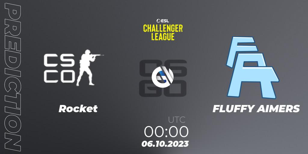Rocket - FLUFFY AIMERS: ennuste. 22.11.2023 at 22:30, Counter-Strike (CS2), ESL Challenger League Season 46: North America